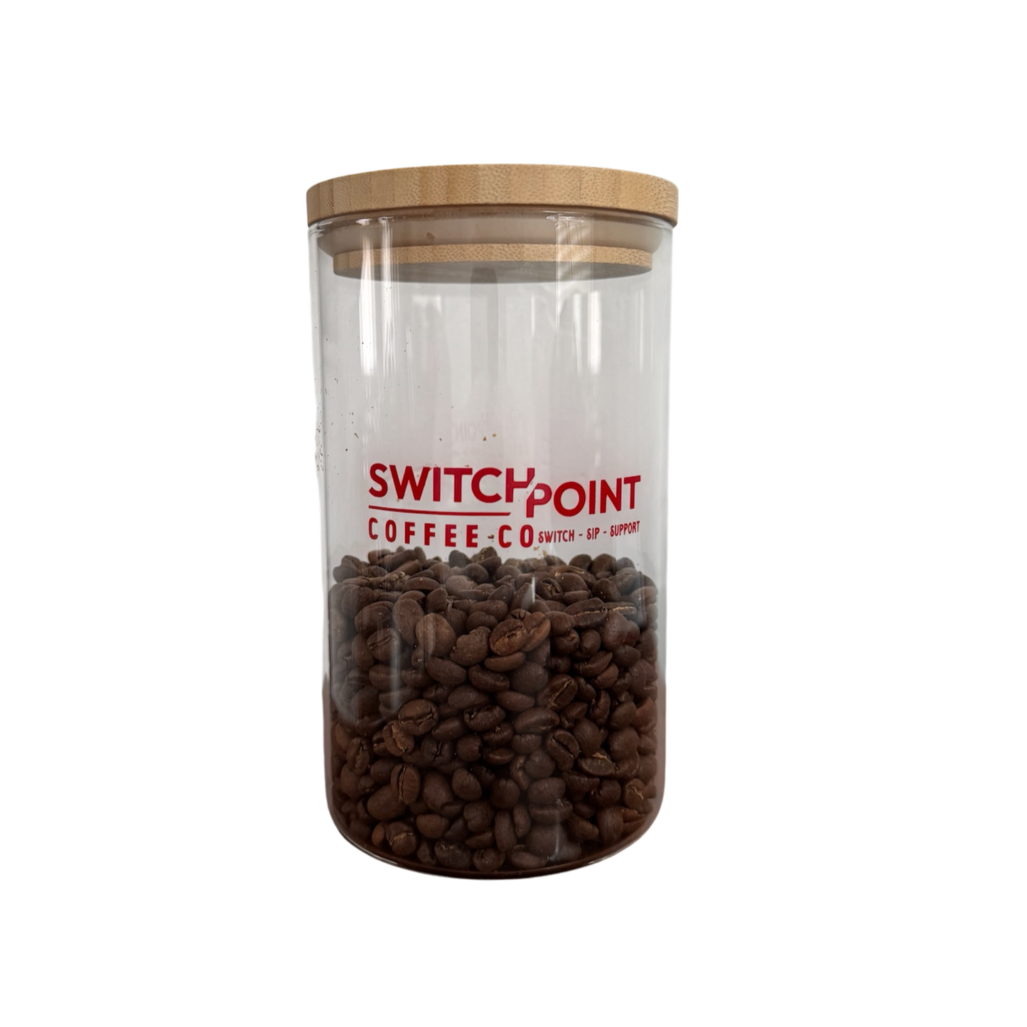 Glass Switchpoint Coffee Canister